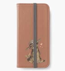 Hündchen iPhone Flip-Case/Hülle/Klebefolie