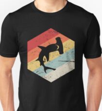 Retro 70s Hammerhead Shark Icon Slim Fit T-Shirt
