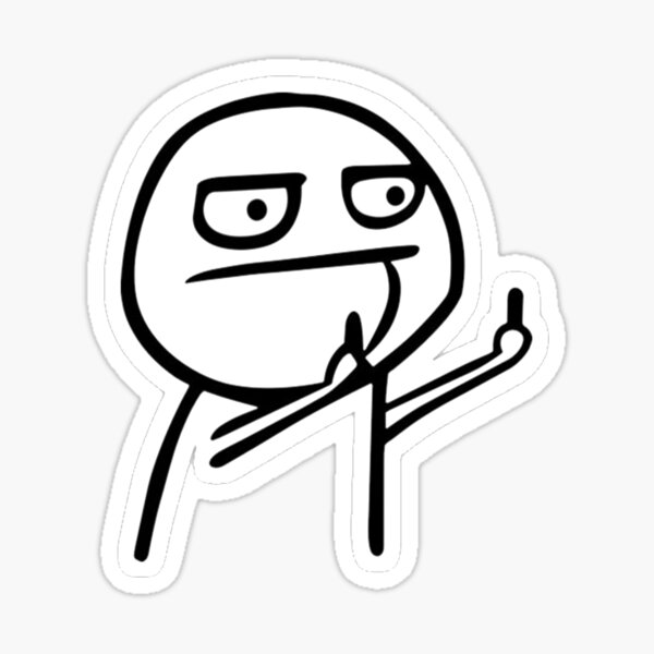 Rage Comic Comics Internet Meme Trollface PNG, Clipart, Black, Black And  White, Cheek, Circle, Drawing Free