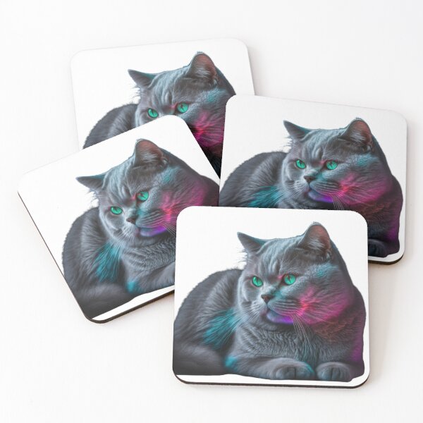 Item preview, British shorthair cat designed and sold by Paintandgo.