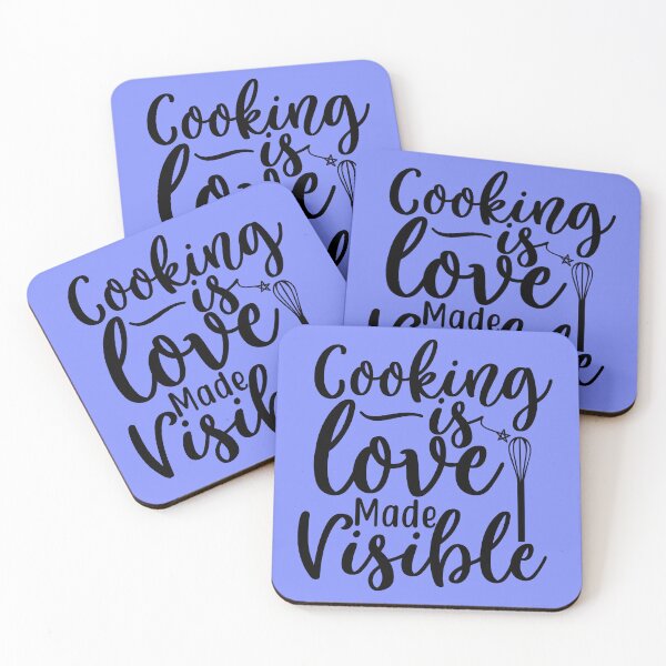 Item preview, cooking is love made visible designed and sold by angelescar.
