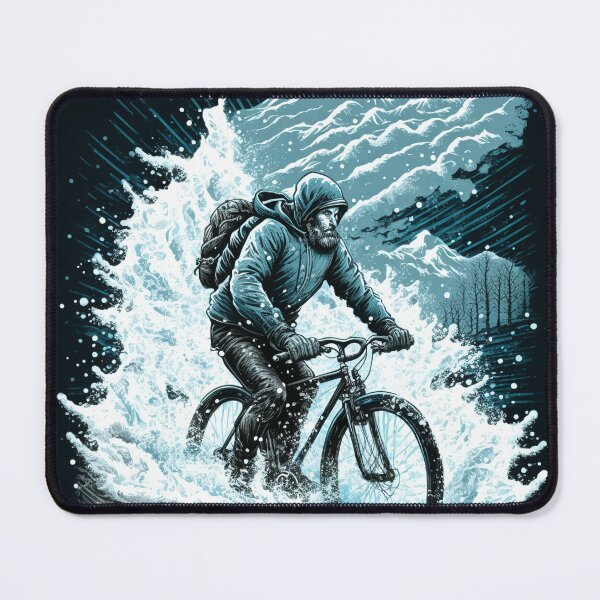 Item preview, Very Cold Bike Ride designed and sold by Skyfe.