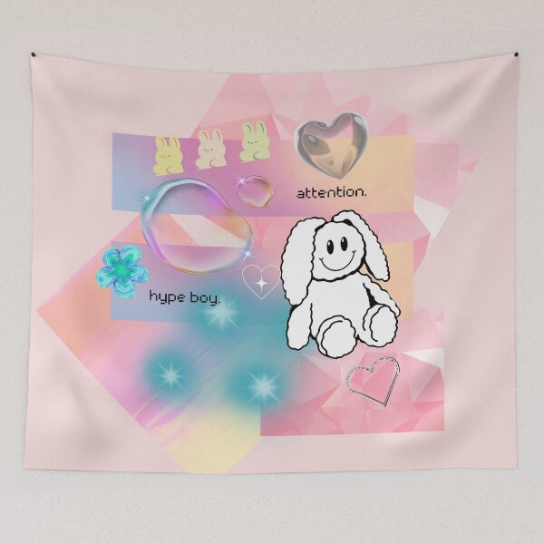 Item preview, Inspired by... NewJeans songs 'Hype Boy' and 'Attention' designed and sold by StarryPopStuff.