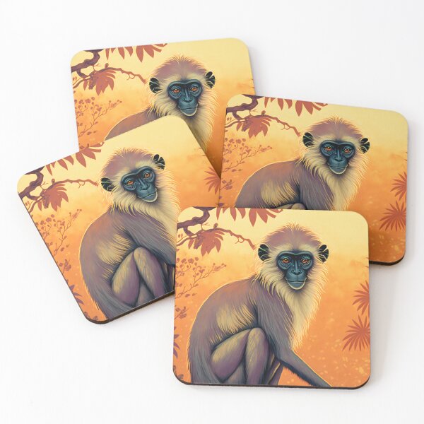 Item preview, Langur and Tree Sunset Scene  designed and sold by Luis Rodrigues.