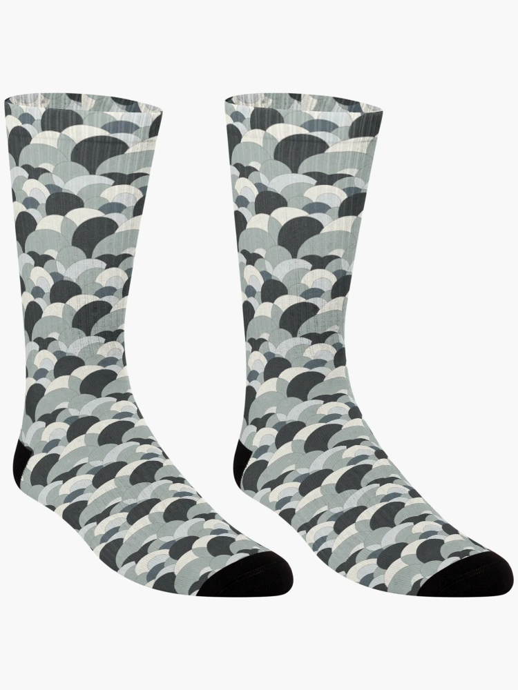 Thumbnail 3 of 5, Socks, Abstract Pattern designed and sold by Emitropy.