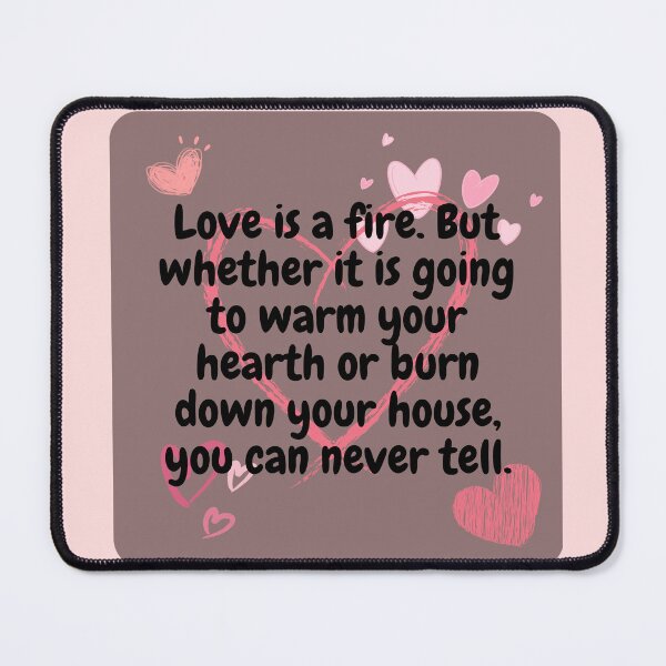 Item preview, Quote about love designed and sold by Crushed Heart.