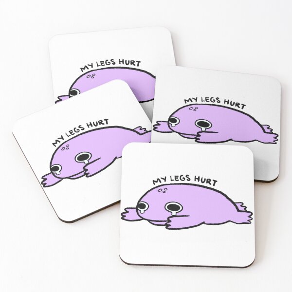 Item preview, My Legs Hurt | Pretty Purple Frog designed and sold by iristocat.