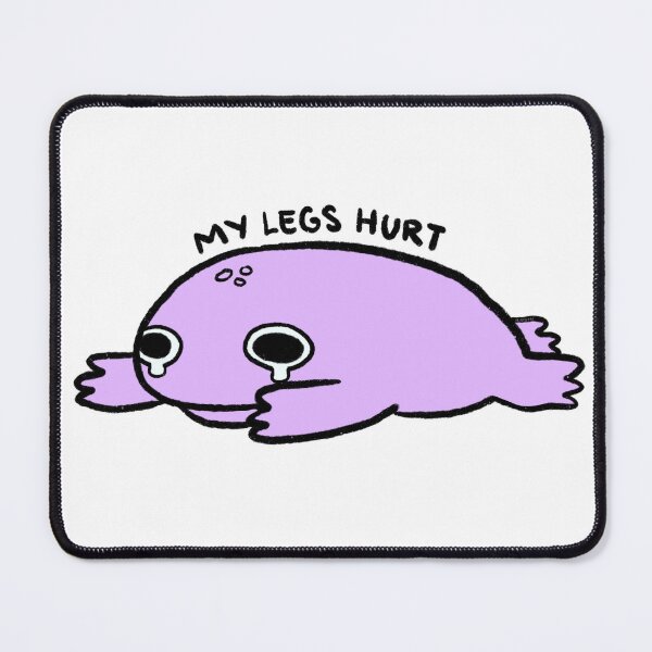 Item preview, My Legs Hurt | Pretty Purple Frog designed and sold by iristocat.