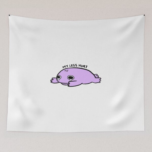 Item preview, My Legs Hurt | Pretty Purple Frog designed and sold by iristocat.