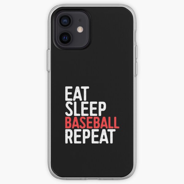 Eat Sleep Baseball Repeat iPhone Soft Case