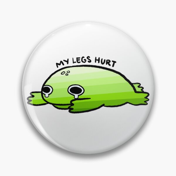 Item preview, My Legs Hurt | Green Gradient Frog designed and sold by iristocat.