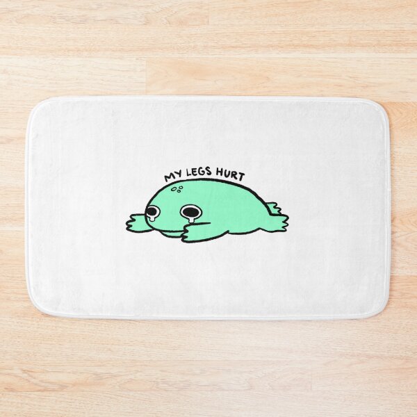 Item preview, My Legs Hurt | Teal Frog designed and sold by iristocat.