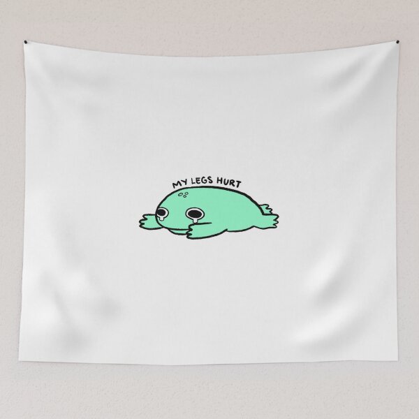 Item preview, My Legs Hurt | Teal Frog designed and sold by iristocat.