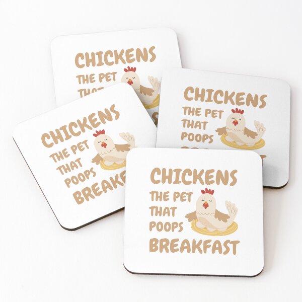 Item preview, Chickens The Pet That Poops Breakfast, Chicken Eggs Lovers designed and sold by medben.