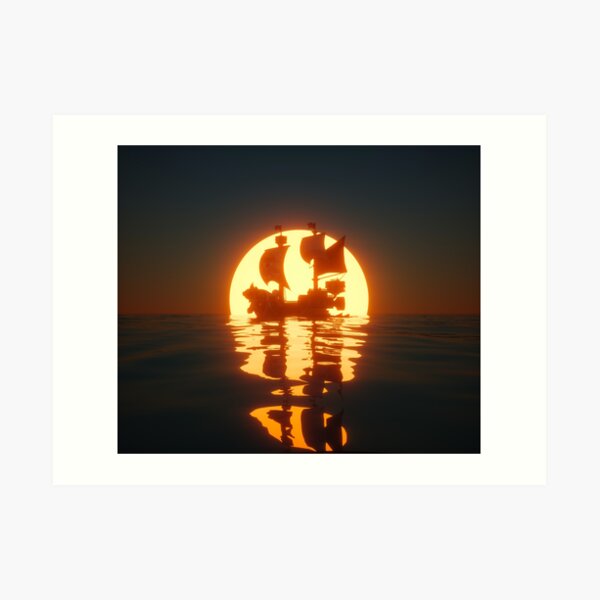 Thousand Sunny Art Print