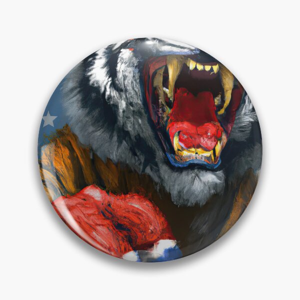 Item preview, American Flag Tiger Because US Rocks designed and sold by phillipbooth.