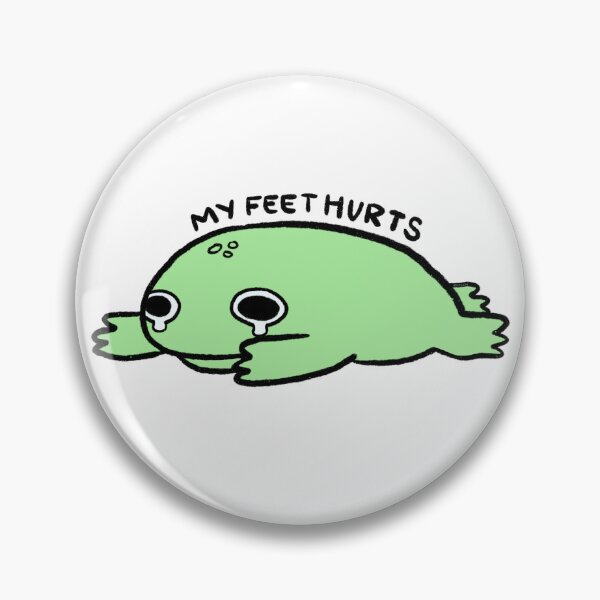Item preview, My Feet Hurt | Green Frog designed and sold by iristocat.