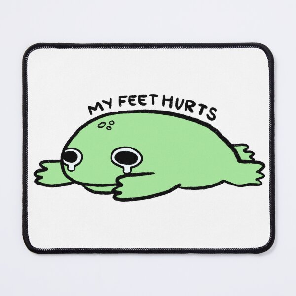 Item preview, My Feet Hurt | Green Frog designed and sold by iristocat.