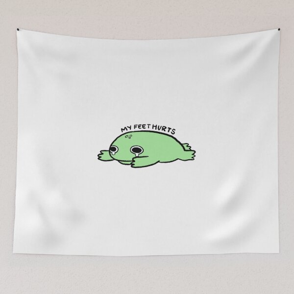 Item preview, My Feet Hurt | Green Frog designed and sold by iristocat.