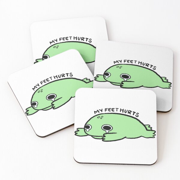 Item preview, My Feet Hurt | Green Frog designed and sold by iristocat.