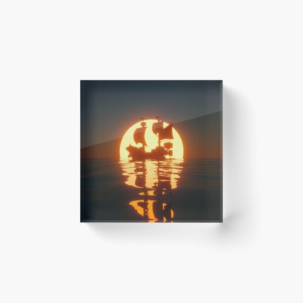 Thousand Sunny Acrylic Block