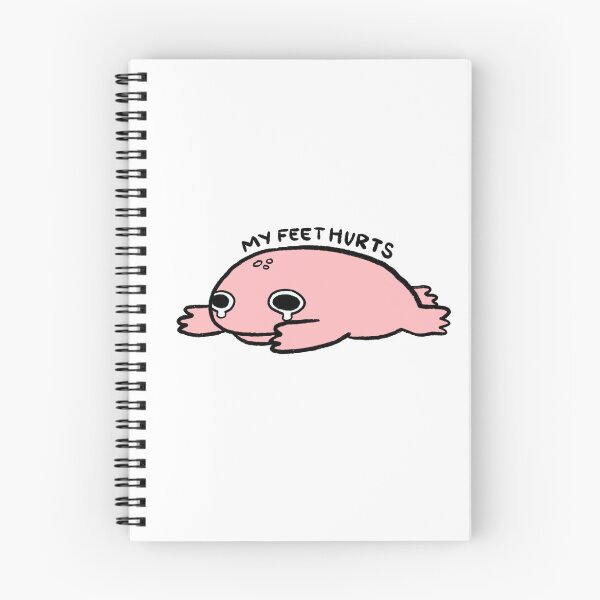 Item preview, My Feet Hurt | Salmon Pink Frog designed and sold by iristocat.