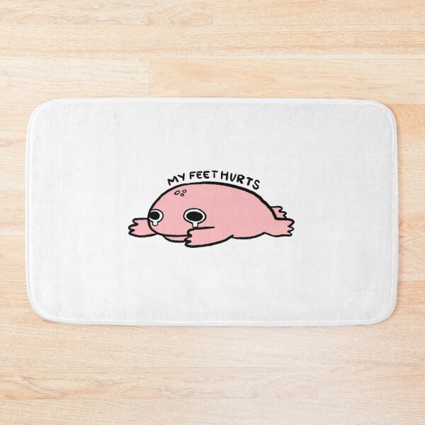 Item preview, My Feet Hurt | Salmon Pink Frog designed and sold by iristocat.