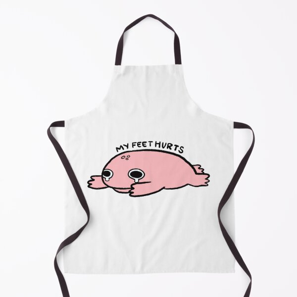 Item preview, My Feet Hurt | Salmon Pink Frog designed and sold by iristocat.