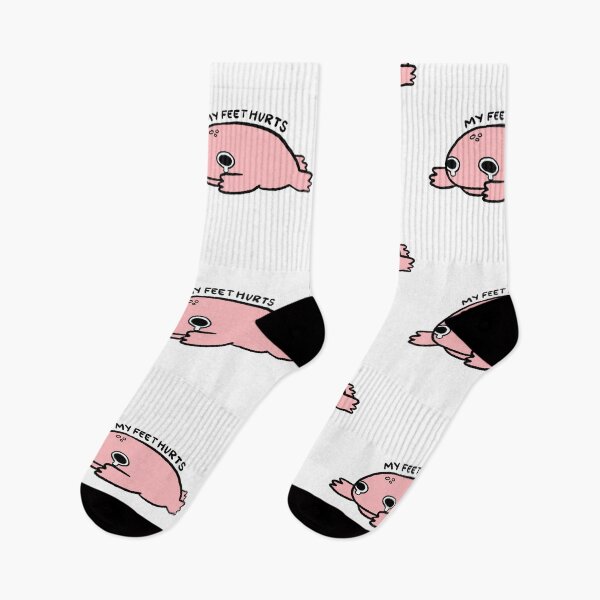 Item preview, My Feet Hurt | Salmon Pink Frog designed and sold by iristocat.
