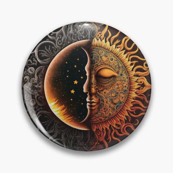 Item preview, Sun and Moon on Fire designed and sold by Plumtree81.