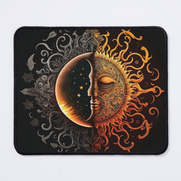 Item preview, Sun and Moon on Fire designed and sold by Plumtree81.