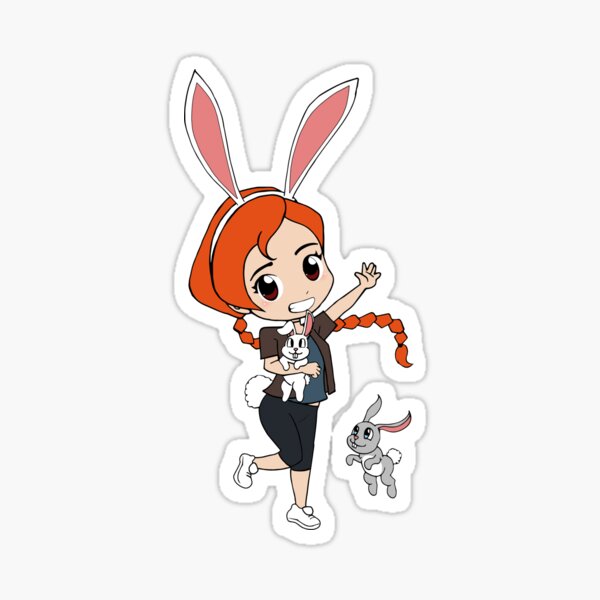 Rabbit Cat Sticker