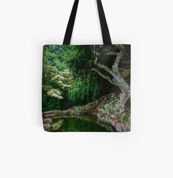 Twisted Trees All Over Print Tote Bag