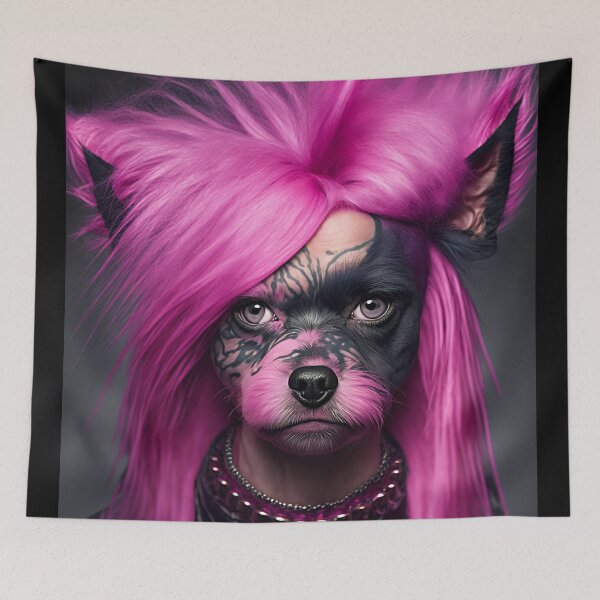 Item preview, 80s Punk Dog (Portait) designed and sold by Simone Davino.