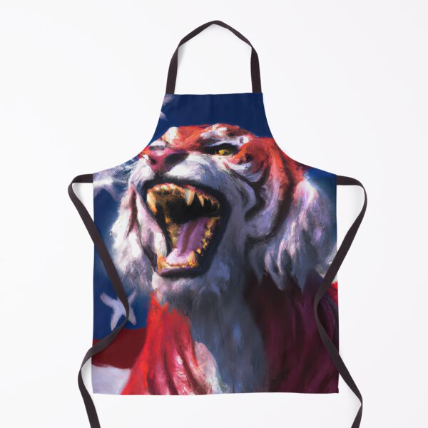 Item preview, American Flag Tiger Because US Rocks designed and sold by phillipbooth.