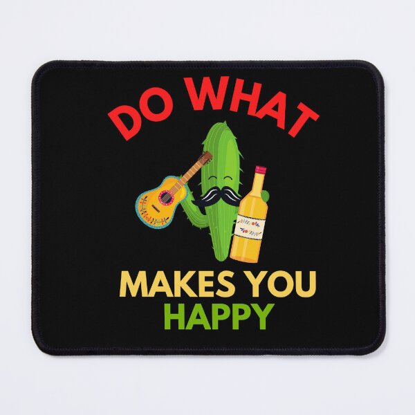 Item preview,  Cactus With Mustache and Tequila - Do What Makes You Happy designed and sold by ArtCreativeSACB.