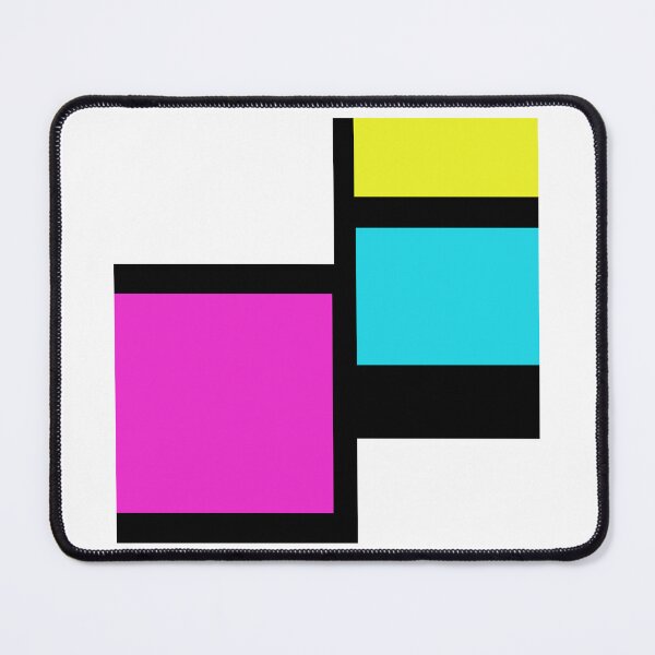 Item preview, Pink, teal, yellow color blocks  designed and sold by RemieJames.