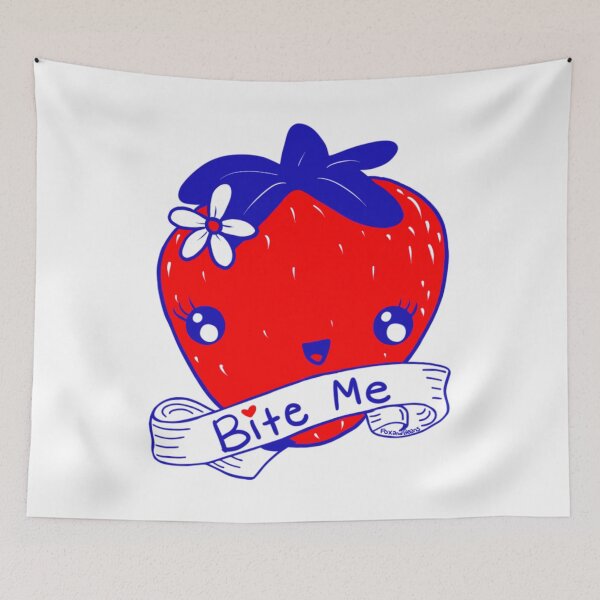 Item preview, Feisty Strawberry designed and sold by foxandbeans.