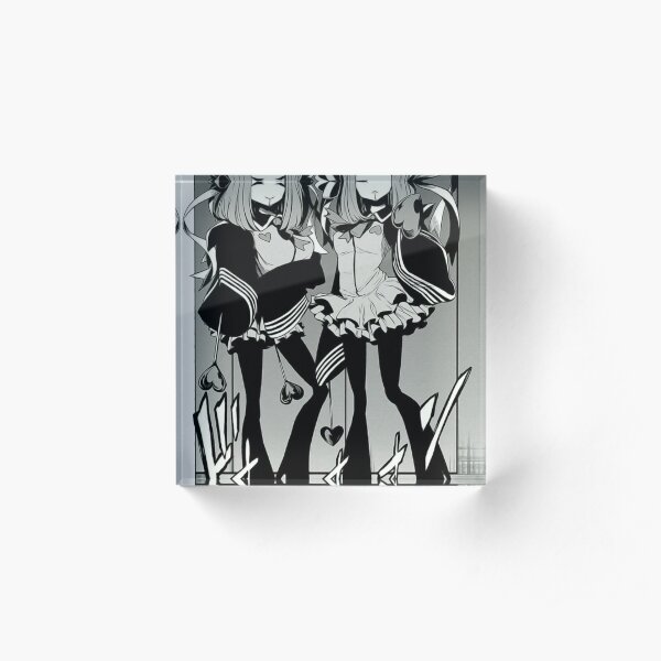 Magical Girl // Apocalypse // Twins Acrylic Block