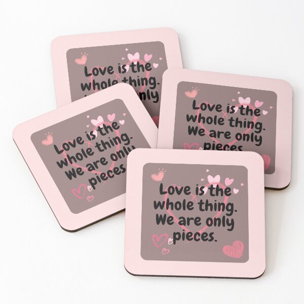 Item preview, Quote about love designed and sold by Crushed Heart.