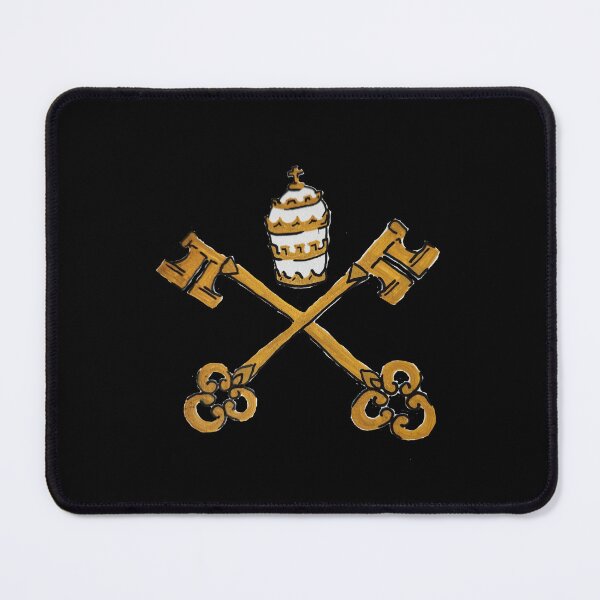 Item preview, Papal Keys (Black) designed and sold by Snowroseblossom.