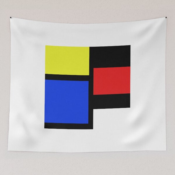 Item preview, Blue, red,  yellow color blocks  designed and sold by RemieJames.