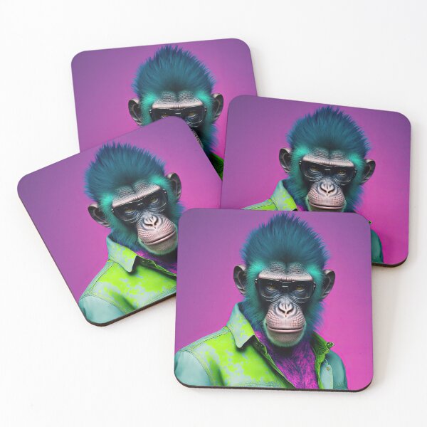 Item preview, COOL PURPLE MONKEYS designed and sold by Arthoughts.