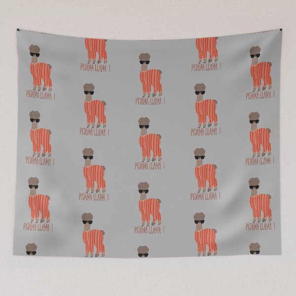 Item preview, Striped Pyjama llama in sunglasses  designed and sold by TipTopTapo.