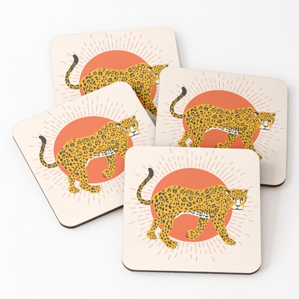 Item preview, Tropical Jungle - Orange Jaguar Leopard Design designed and sold by AmphoraGhost.