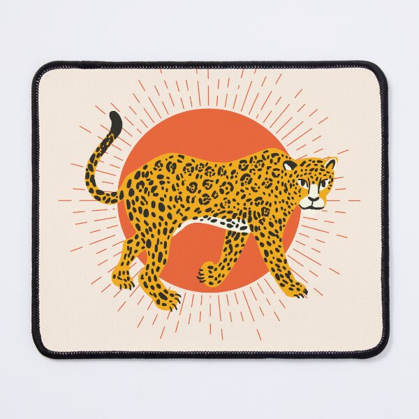 Item preview, Tropical Jungle - Orange Jaguar Leopard Design designed and sold by AmphoraGhost.