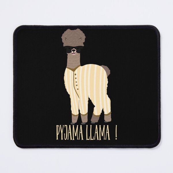 Item preview, Striped yellow Pyjama llama in sunglasses  designed and sold by TipTopTapo.