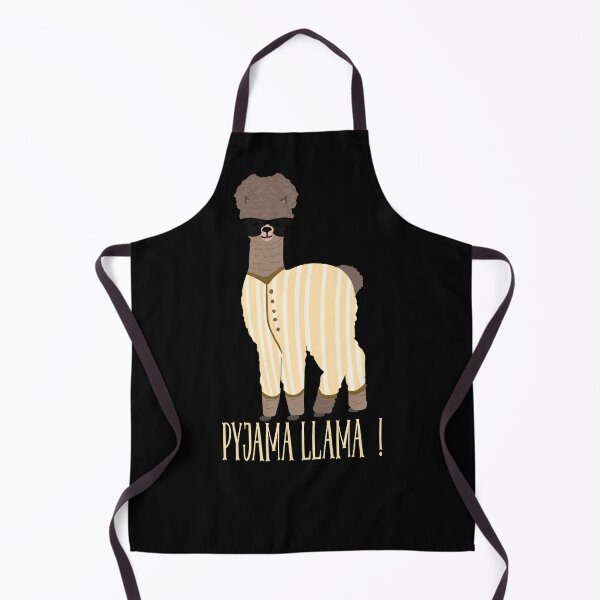 Item preview, Striped yellow Pyjama llama in sunglasses designed and sold by TipTopTapo.