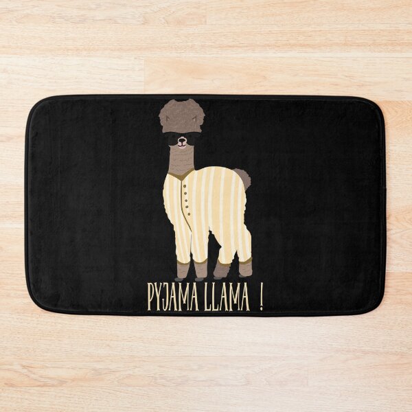 Item preview, Striped yellow Pyjama llama in sunglasses  designed and sold by TipTopTapo.