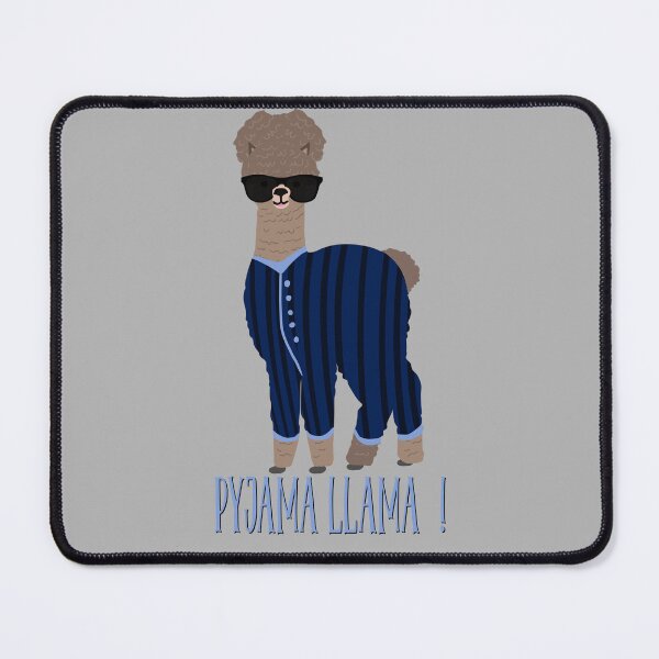 Item preview, Blue Striped Pyjama llama in sunglasses  designed and sold by TipTopTapo.